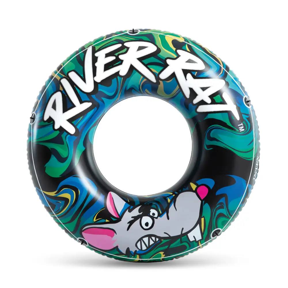 Новый проект (5) Colac gonflabil de înot River Rat 122 cm, max. 100 kg, 9+ ani, Intex (68209) - imagine 1