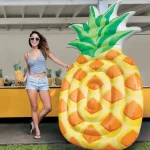 Saltea gonflabilă pentru apă Ananas, 216×124 cm, 6+ ani, Intex (58761) - imagine 2