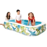 Piscină gonflabilă de familie Tropical Swim Center, 229×152×48 cm, 600 L, 3+ ani, Intex (57177) - imagine 3