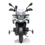 Motocicletă electrică pentru copii de poliție BMW F850 GS (JT5002B / 1 alb) - imagine 2