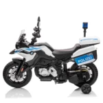 Motocicletă electrică pentru copii de poliție BMW F850 GS (JT5002B / 1 alb) - imagine 3