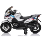 Motocicletă electrică pentru copii (MX609/5 alba) - imagine 3