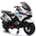 Motocicletă electrică pentru copii (MX609/5 alba) - imagine 7