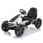 Kart cu pedale pentru copii Mercedes Benz (MX610 / 4 alba)