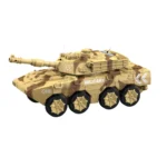 Mașină blindată militară cu inerție, lumini și sunete - 1:16 - WY1105B ,Wenyi (11052)