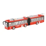 Troleibuz cu inerție, lumini și sunete - 1:16 - WY915A ,Wenyi (19153)