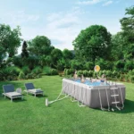 Piscină cu cadru metalic Prism Frame 488×244×107 cm, 10874 L, cu pompă 3785 L/h, set complet, Intex (26792) - imagine 3