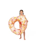 Colac gonflabil de înot Donut în formă de inimă 94×89×25 cm, până la 80 kg, 9 +ani, Intex (56253) - imagine 2