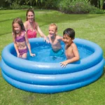 Piscină gonflabilă pentru copii Crystal Blue, 168×38 cm, 581 L, 2+ ani, Intex (58446) - imagine 2