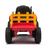Tractor electric pentru copii cu remorcă, roșu (MX611/1) - imagine 5
