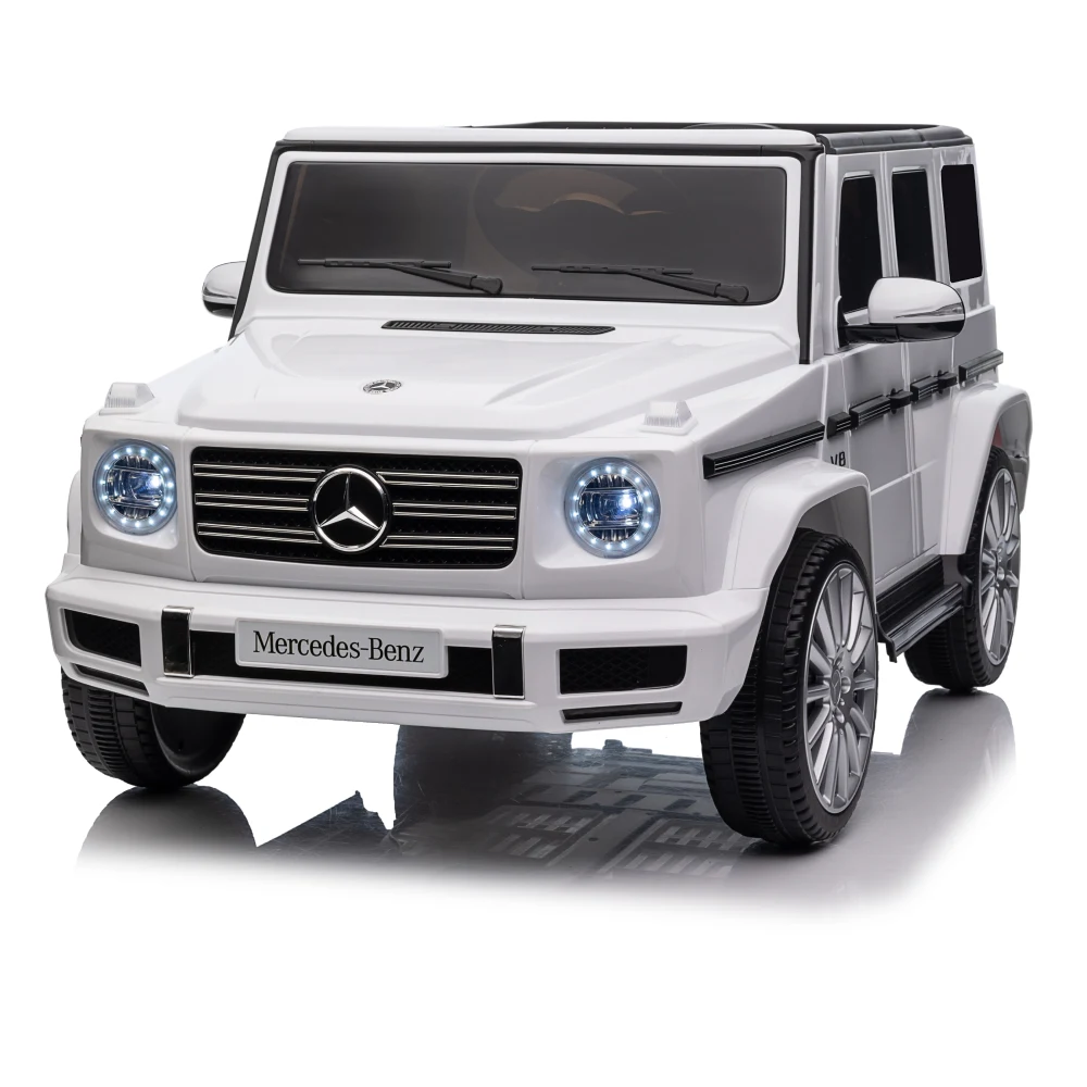MX627 Alb(1) Mașină electrică pentru copii Mercedes Benz G-Class (MX627 / 2 alb) - imagine 1