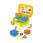 Bucătărie portabilă pentru copii cu veselă ,Technok (6078)