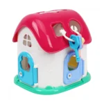 Căsuță educativă cu forme și chei, sorter pentru copii ,Technok (6740) - imagine 3