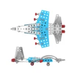 Constructor din metal "Avion" ,176 piese ,Technok (4937) - imagine 4