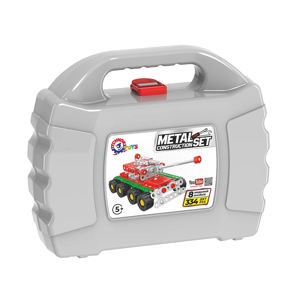 constructor-din-metal-militar(1) Constructor din metal Militar, 334 elemente ,Technok (3862) - imagine 1