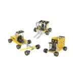 Constructor din metal "Autospecială de construcție", 225 piese ,Technok (9031) - imagine 2