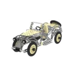 Constructor din metal "Mașină Retro", 284 piese ,Technok (4821) - imagine 2