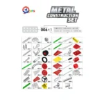 Constructor din metal "Super Universal", 337 piese ,Technok (0939) - imagine 3