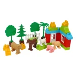 Set constructor fermă cu animale, 45 piese ,Technok (0341)