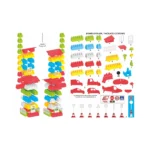 Set constructor Nr. 3 , 130 piese ,Technok (0519) - imagine 2