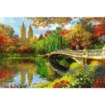 Central Park, Manhattan, New York, 500+1 elemente din lemn (20216) - imagine 2