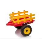 Tractor electric pentru copii cu remorcă, roșu (MX611/1) - imagine 8