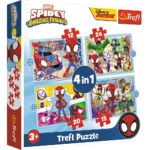 Puzzle 4 in 1 "Spiderman" (34611)