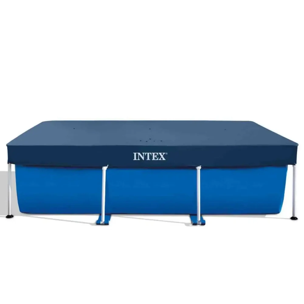 28038(3) Prelată de acoperire pentru piscină cu cadru metalic Rectangular Frame 300×200 cm, Intex (28038) - imagine 1