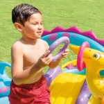 Centru de joacă gonflabil Dinoland, 302×229×112 cm, 290 L, max. 81 kg, 2+ ani, Intex (57135) - imagine 4