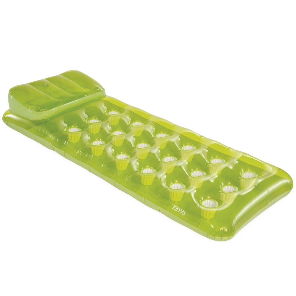 58890 Saltea gonflabilă pentru apă cu pernă, 188×71 cm, max. 100 kg, Intex (58890) - imagine 1