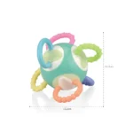 Minge senzorială pentru dentiție cu inele, Huanger HE0111 (678713)