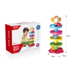 Turn educativ cu bile rulante – maimuță, Huanger HE0205 (78706) - imagine 2