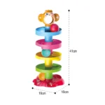 Turn educativ cu bile rulante – maimuță, Huanger HE0205 (78706)