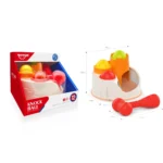 Joc educativ cu ciocănel și bile colorate, Huanger HE0282 (77983) - imagine 2