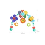 Arc de activități cu jucării suspendate pentru bebeluși, Huanger HE0305 (78201)