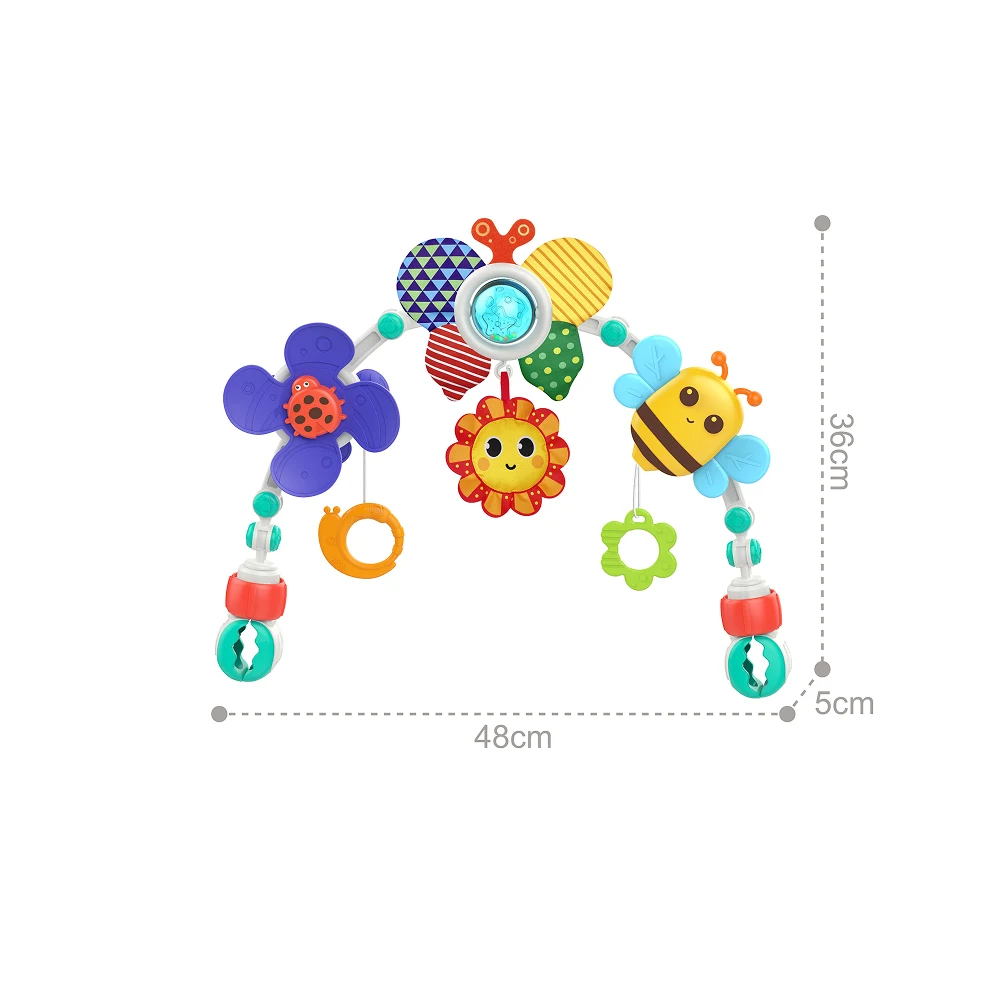 HE0305(3) Arc de activități cu jucării suspendate pentru bebeluși, Huanger HE0305 (78201) - imagine 1