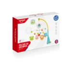 Carusel muzical pentru pătuț cu lumini și zornăitoare, Huanger HE0307 (78683) - imagine 3