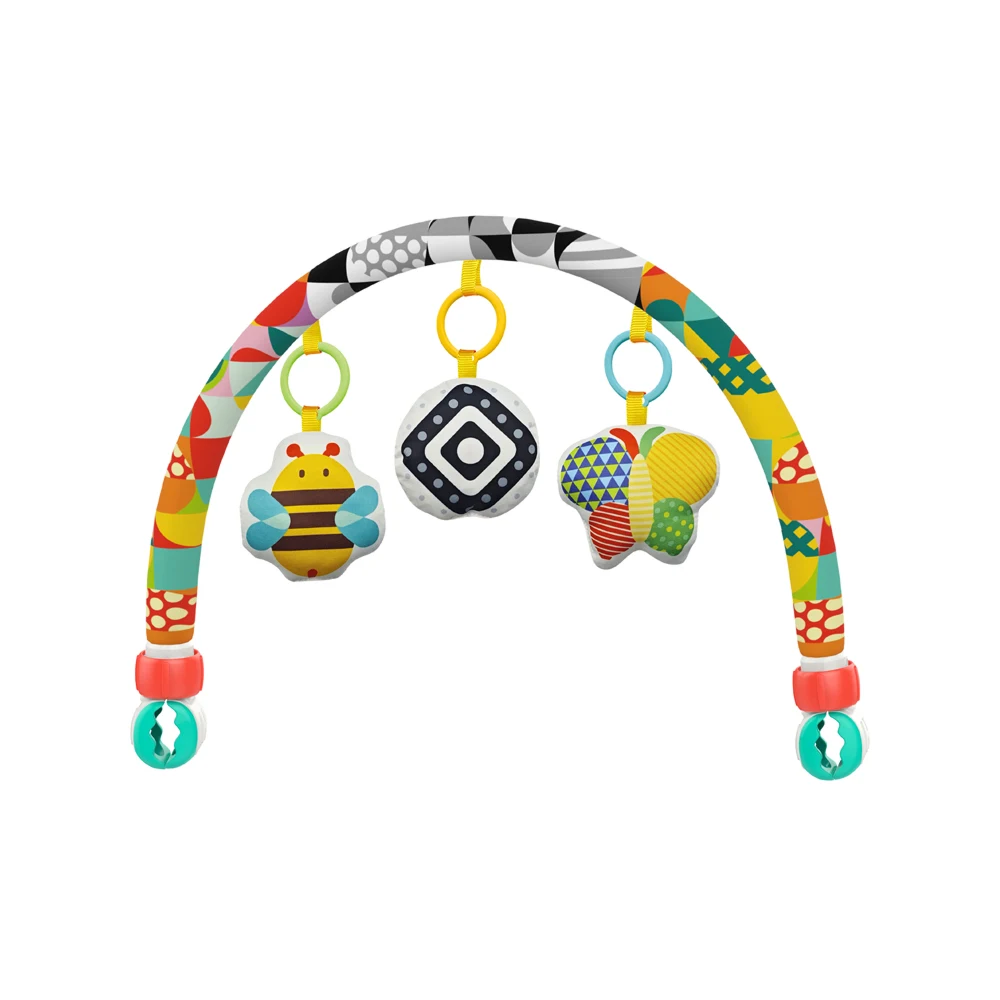 HE0316(1) Arc de joacă cu jucării textile suspendate, Huanger HE0316 (78027) - imagine 1