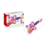 Chitară muzicală educativă, roz, Huanger HE0502 (78669) - imagine 2