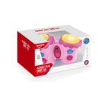 Set tobe muzicale cu lumini și sunete, roz, Huanger HE0506 (678645) - imagine 3