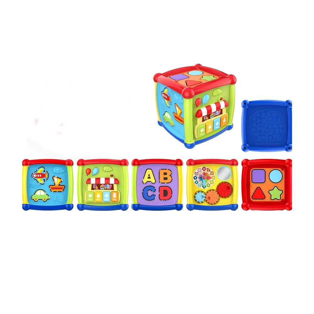 HE0520(3) Cub educativ multifuncțional cu activități și muzică, Huanger HE0520 (78607) - imagine 1