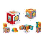 Cub educativ senzorial cu activități, Huanger HE0530 (78546) - imagine 3