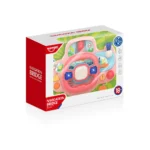 Volan interactiv cu lumini și muzică, roz, Huanger HE0542 (678133) - imagine 3