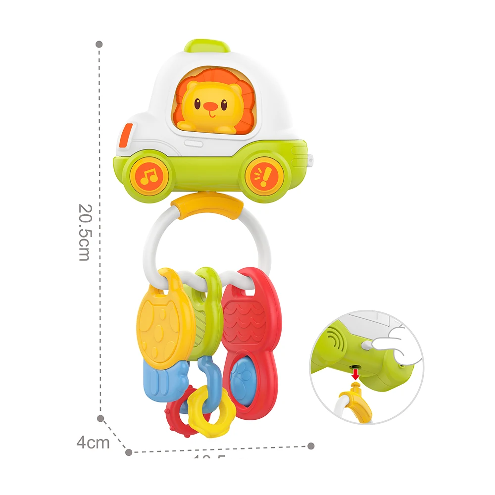 HE0560(3) Chei auto muzicale pentru bebeluși, Huanger HE0560 (78034) - imagine 1