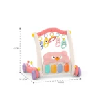 Premergător 2 în 1 cu covoraș de joacă și activități, Huanger HE0613 (19599) - imagine 2