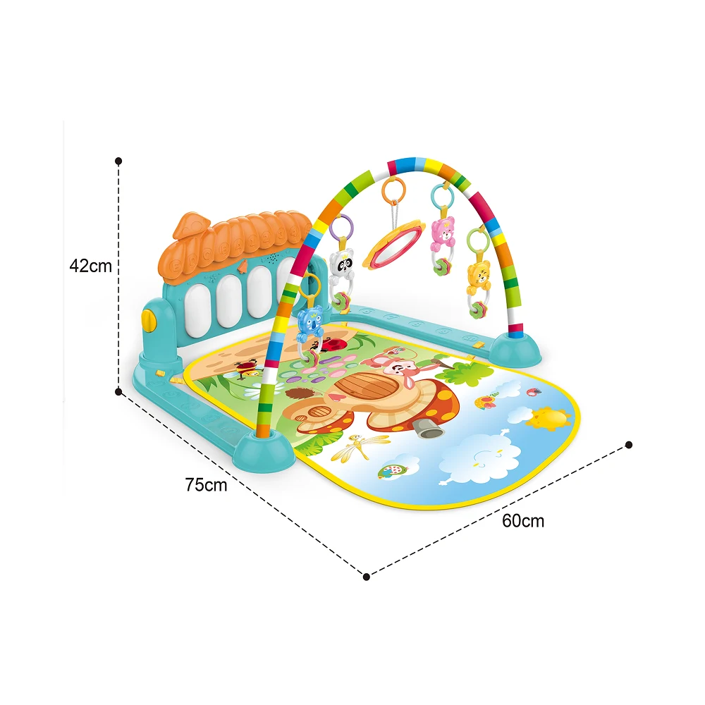 HE0639(3) Covoraș de joacă cu pian și jucării suspendate, Huanger HE0639 (20137) - imagine 1