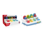 Jucărie educativă pop-up cu vehicule, Huanger HE8076 (78102) - imagine 2