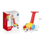 Premergător de împins cu bile colorate pentru copii, Huanger HE0818 (78591) - imagine 2