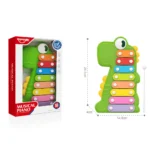 Xilofon muzical cu dinozaur pentru copii, Huanger HE8012 (78065) - imagine 2