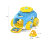 Set mașină cu lansator și vehicul mic, Huanger HE8017 (78195)